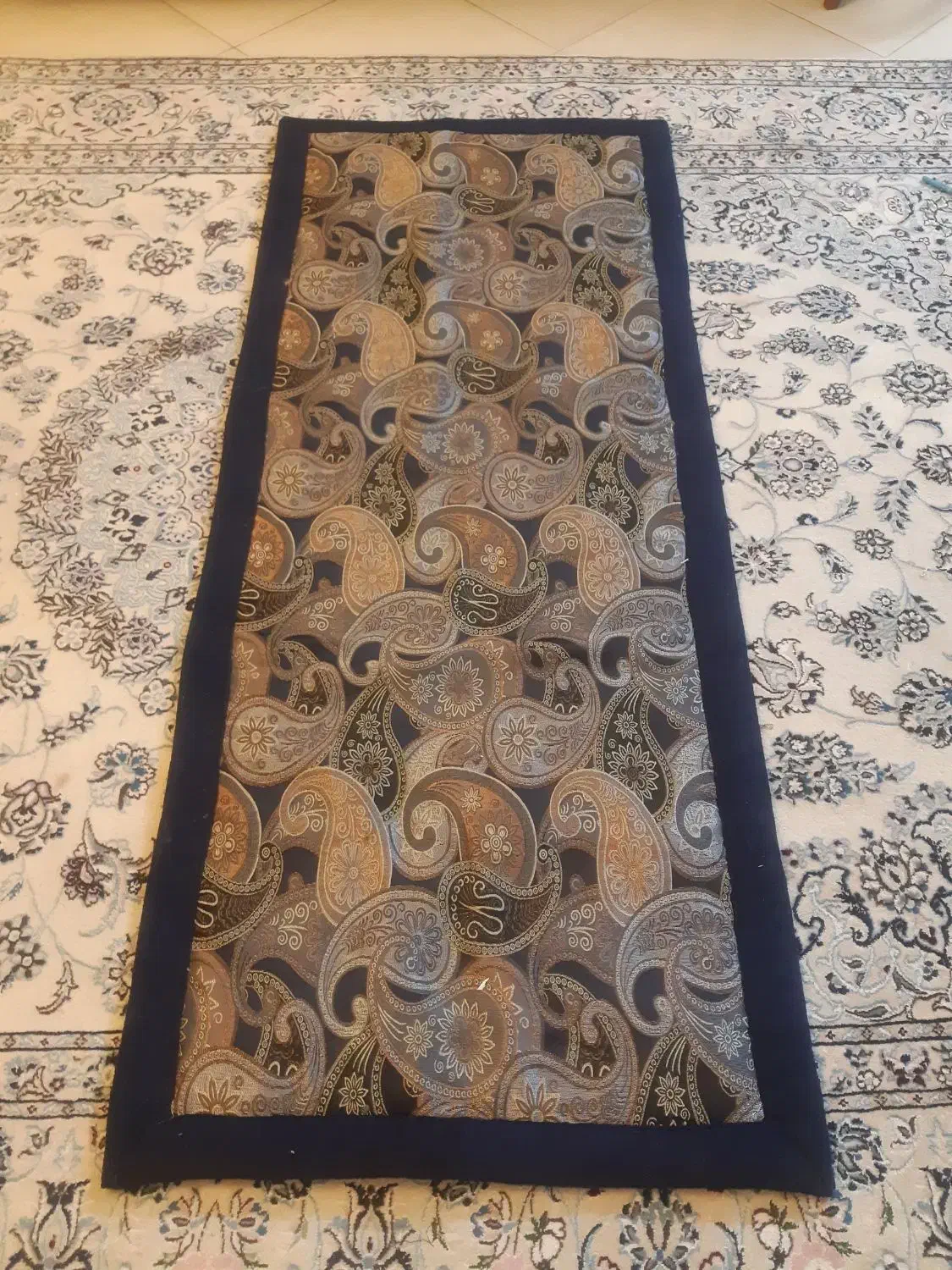 تشک سفری طرح ترمه|رختخواب، بالش، پتو|بروجرد, |دیوار