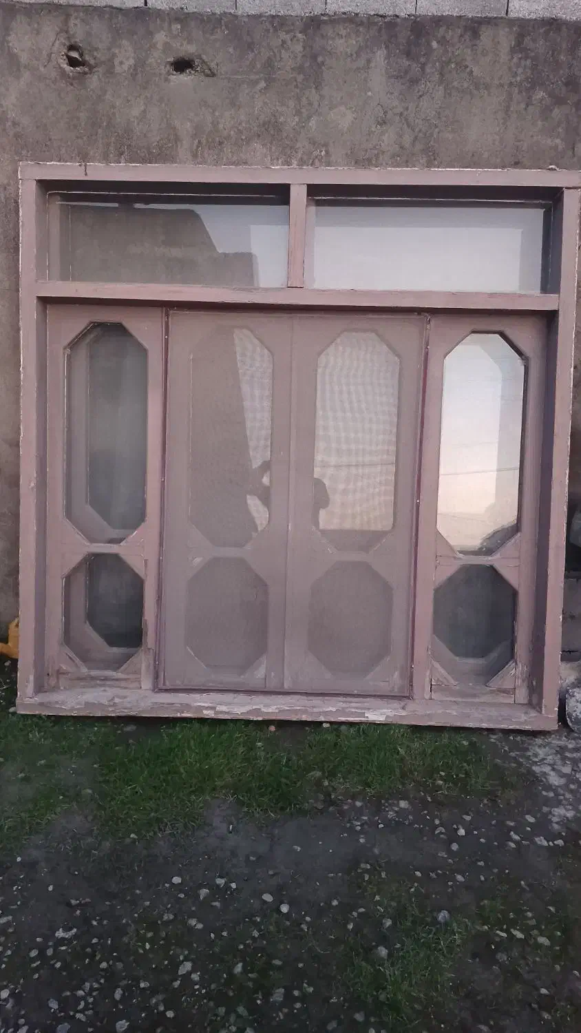 پنجره چوبی دست دوم|مصالح و تجهیزات ساختمان|هادی شهر, |دیوار