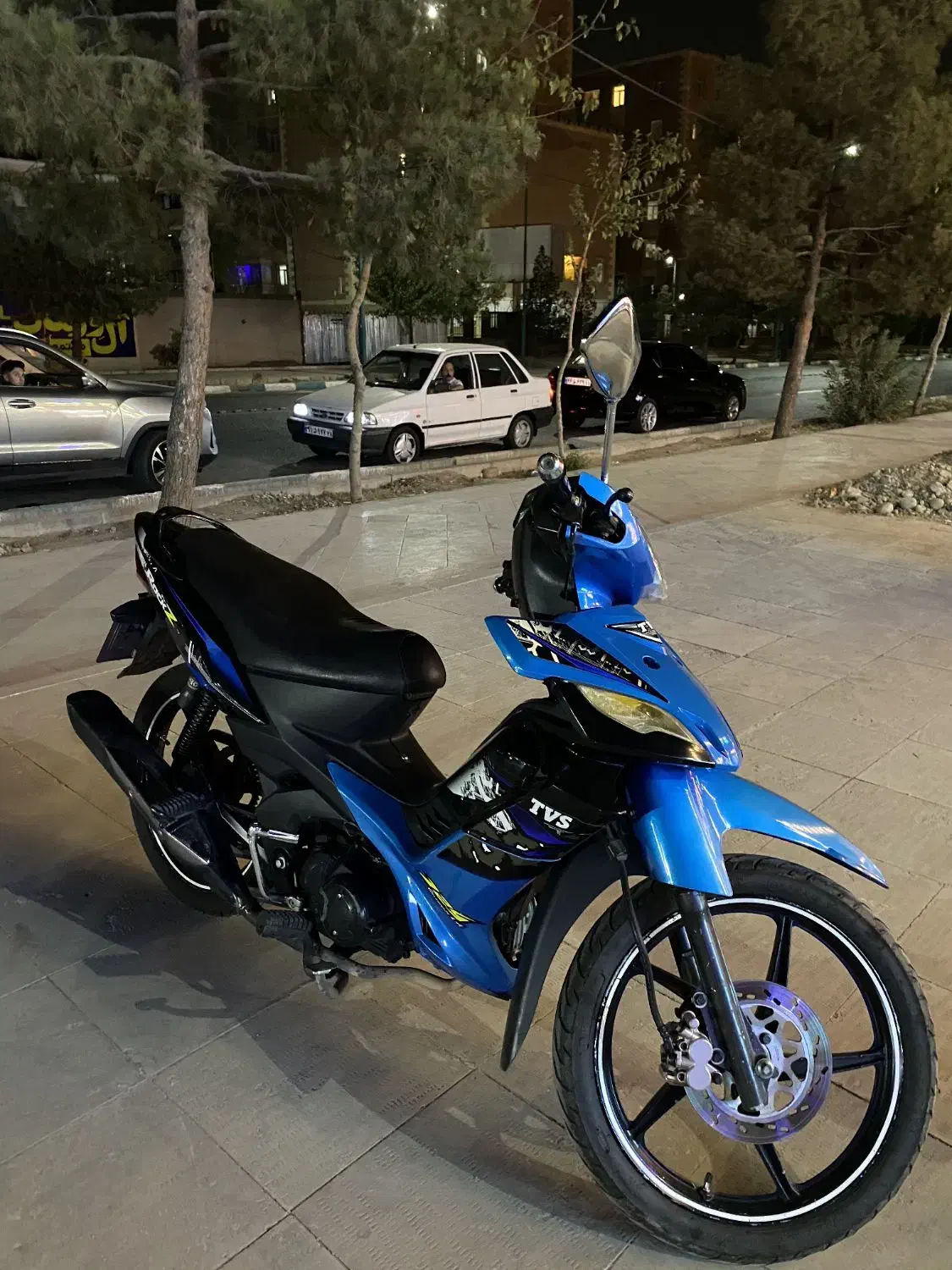 تی وی اس آبی راکز مدل۹۵|موتورسیکلت|اندیشه, اندیشه فاز ۳|دیوار