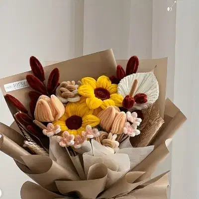 دسته گل|گل مصنوعی|تهران, فلسطین (میدان انقلاب)|دیوار