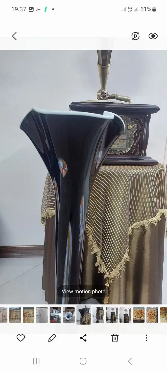 گلدان شیشه ای|صنایع دستی و سایر لوازم تزئینی|مشهد, الهیه|دیوار