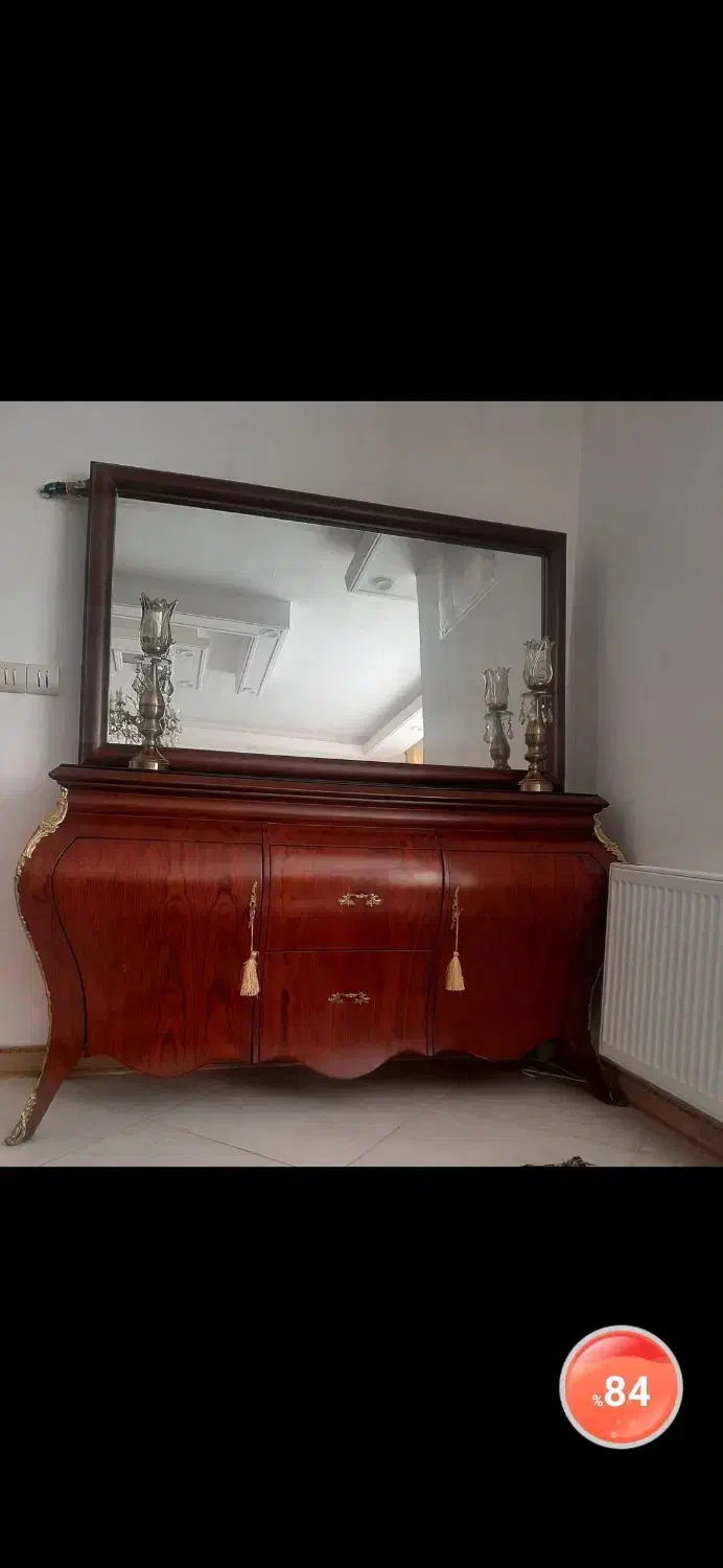 آینه کنسول در حد نو|بوفه، ویترین، کنسول|هشتگرد, سیف آباد|دیوار