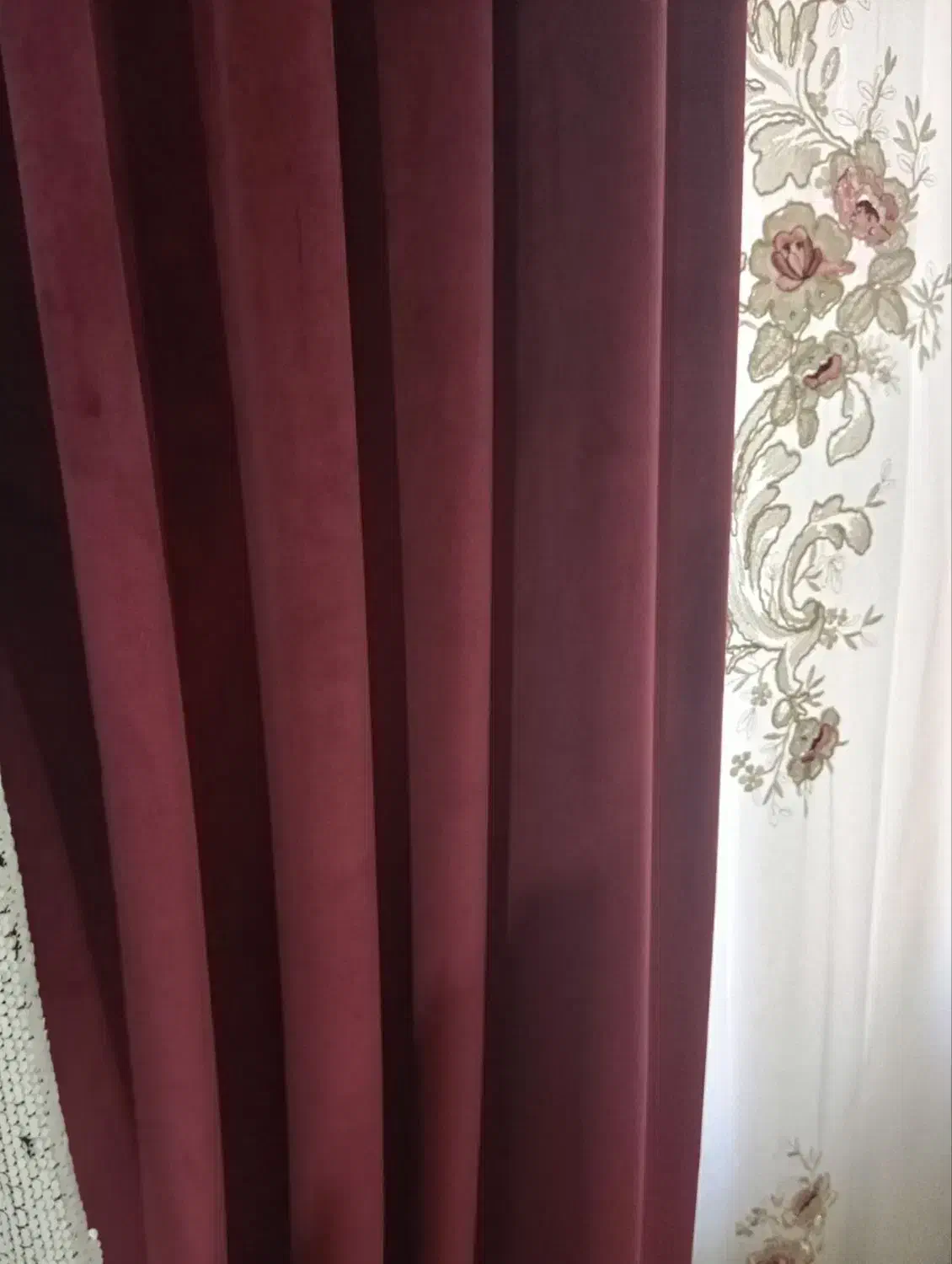 پرده همراه با کتیبه|پرده، رانر، رومیزی|گنبد کاووس, |دیوار