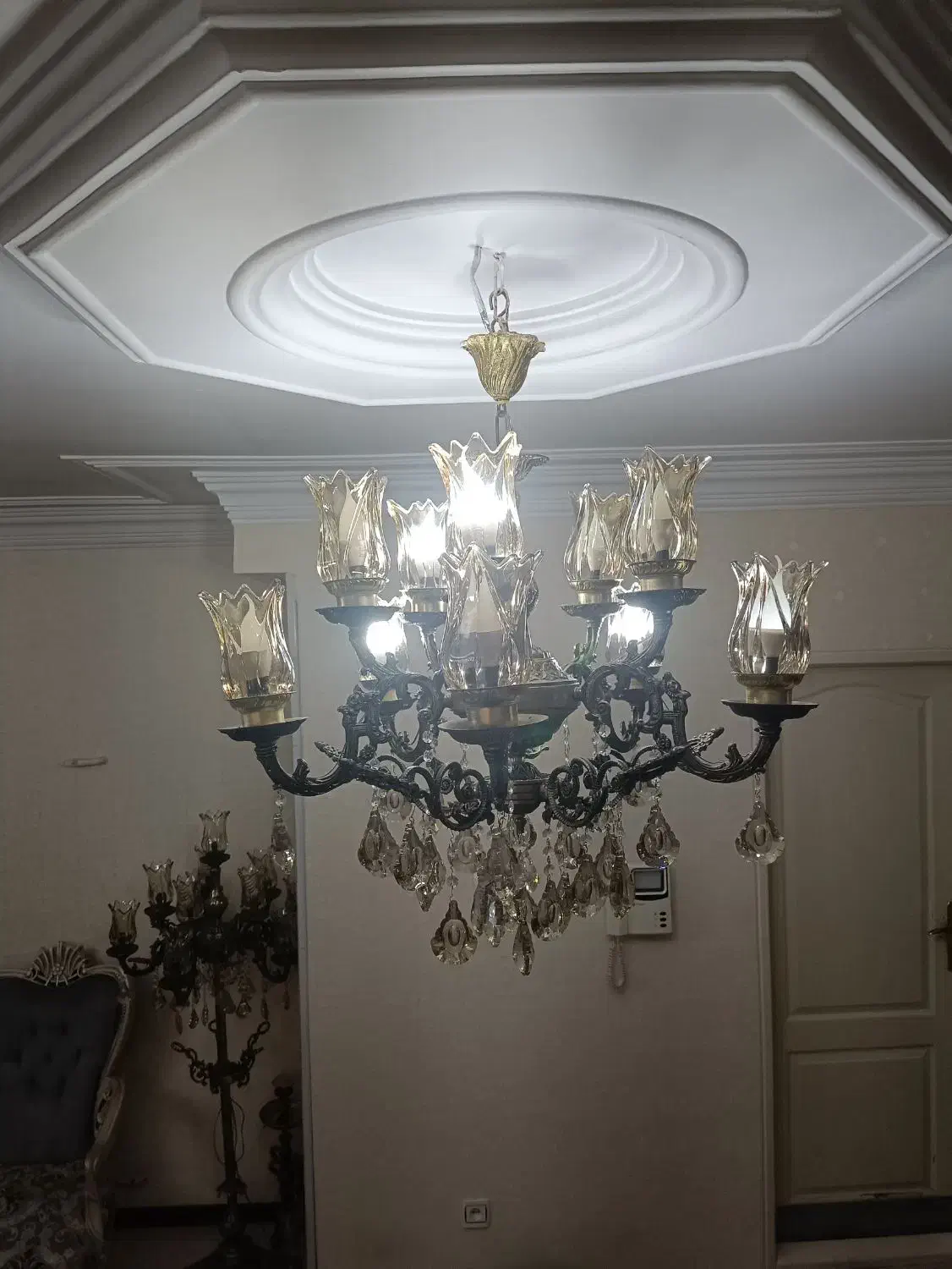 لوستر آلومینیومی|لوستر و چراغ آویز|قرچک, باقرآباد|دیوار