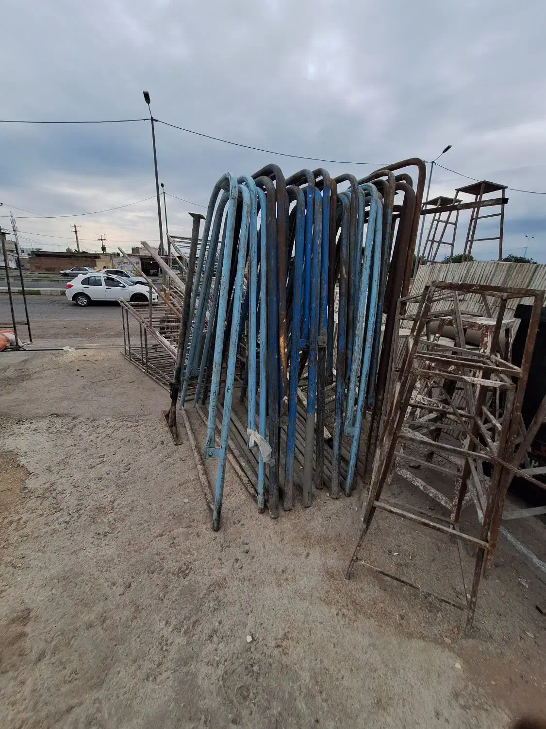 اجاره بالابر60مترساختمانی چاه ابزارکارتخته داربست|مصالح و تجهیزات ساختمان|اندیمشک, |دیوار