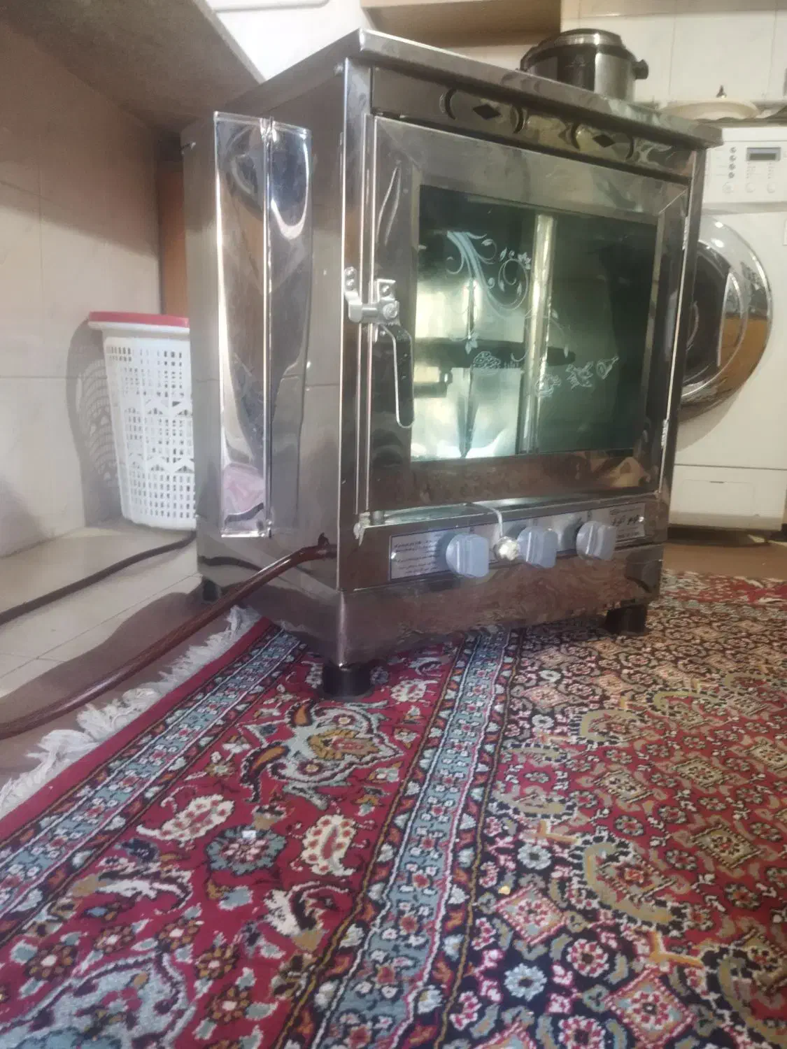 تنور گازی استیل دوچدن|اجاق گاز و لوازم برقی پخت‌وپز|قروه, |دیوار