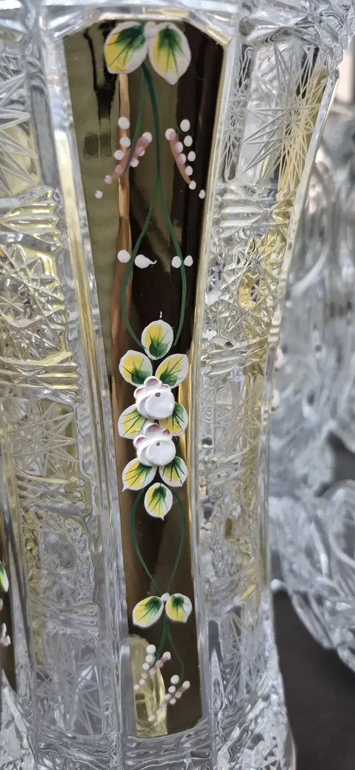 گلدان و میوه خوری  طلاکوب|کلکسیون اشیاء عتیقه|قزوین, |دیوار