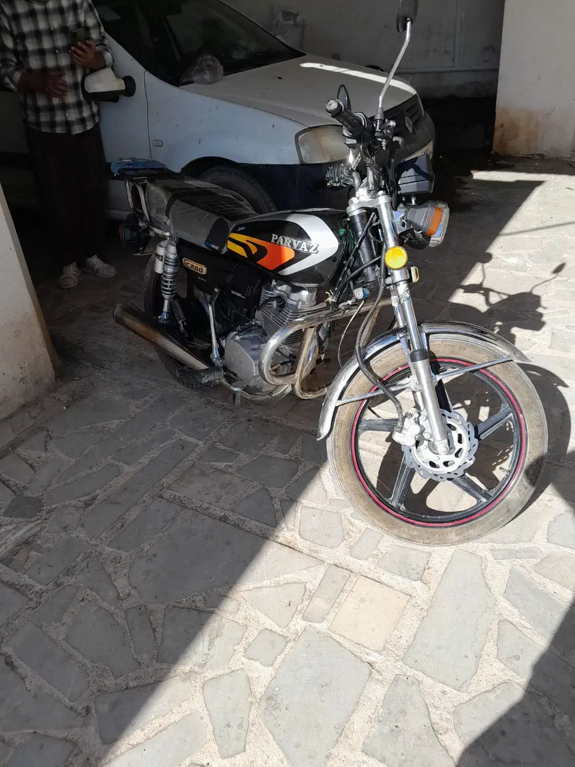 موتور هوندا ۲۰۰ استارتی|موتورسیکلت|میمه, |دیوار