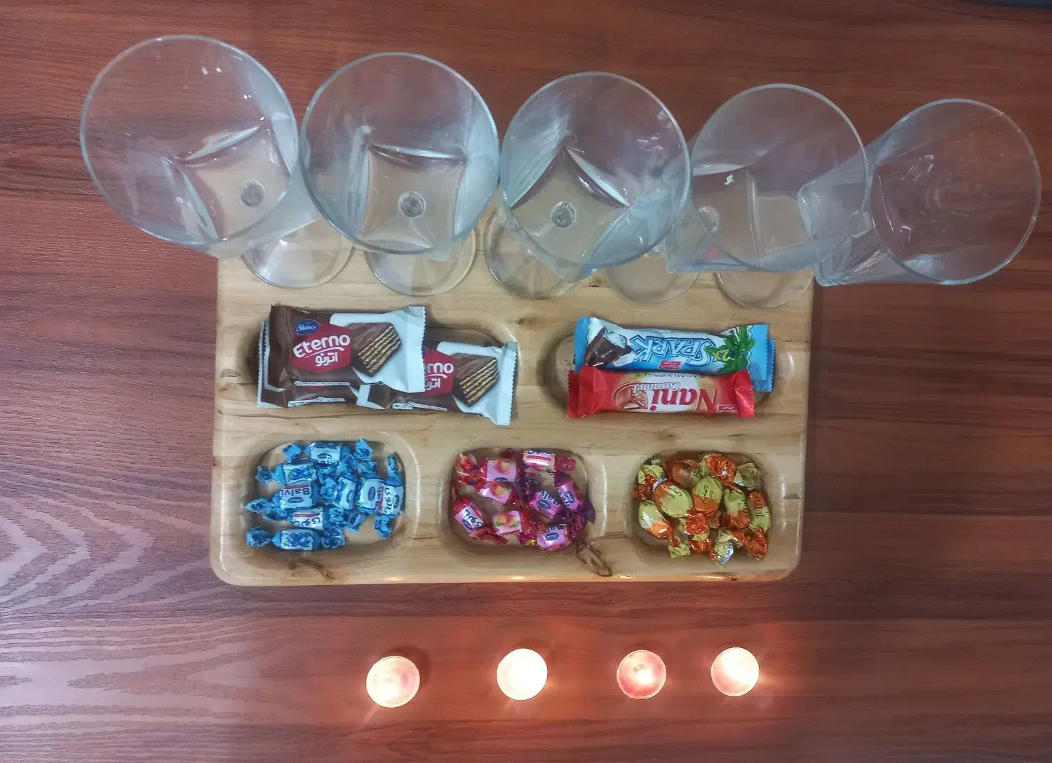 سینی چوبی|ظروف سرو و پذیرایی|قم, زاویه|دیوار