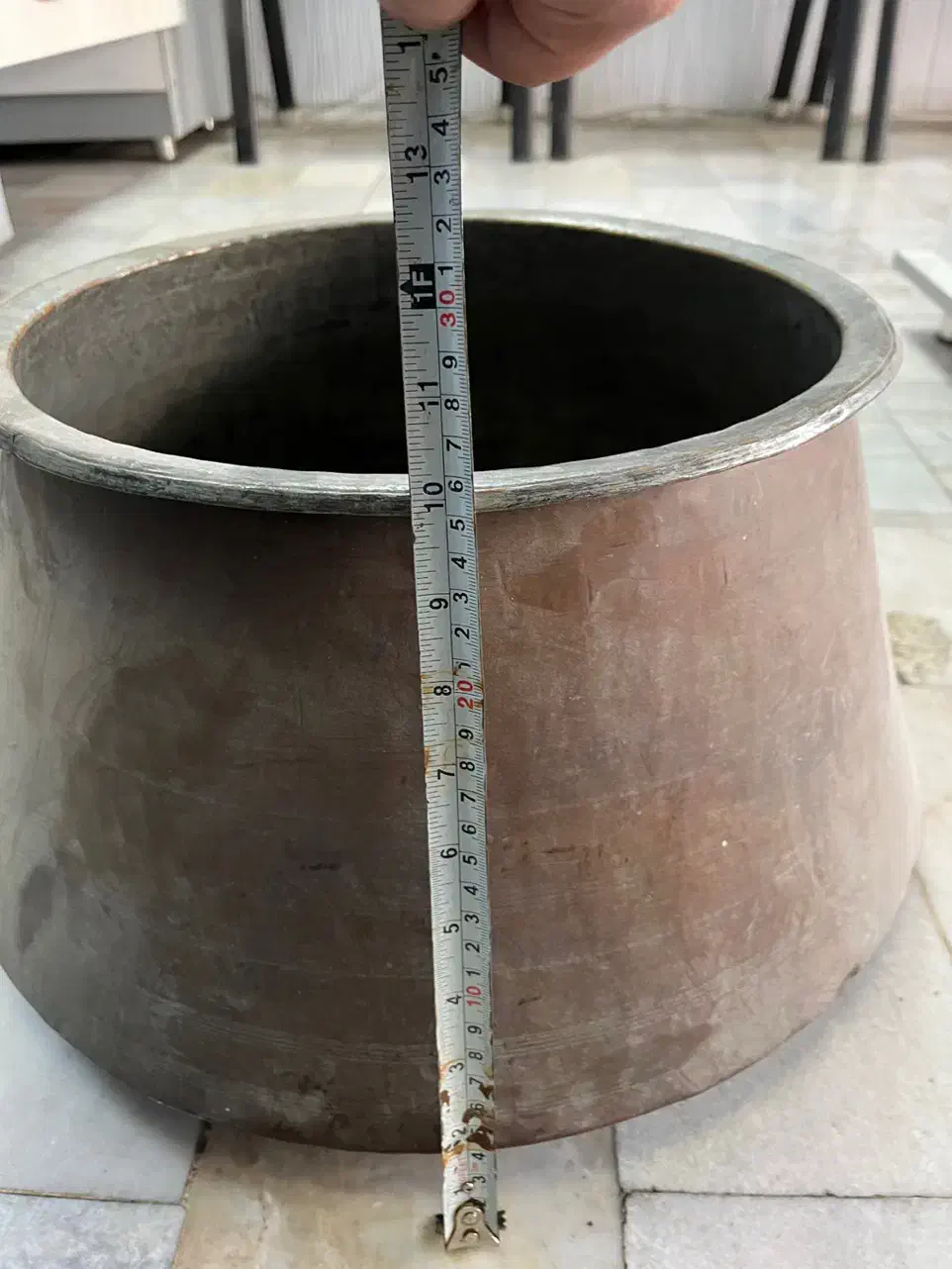 دیگ مسی قدیمی سالم|ظروف پختوپز|تهران, منیریه|دیوار