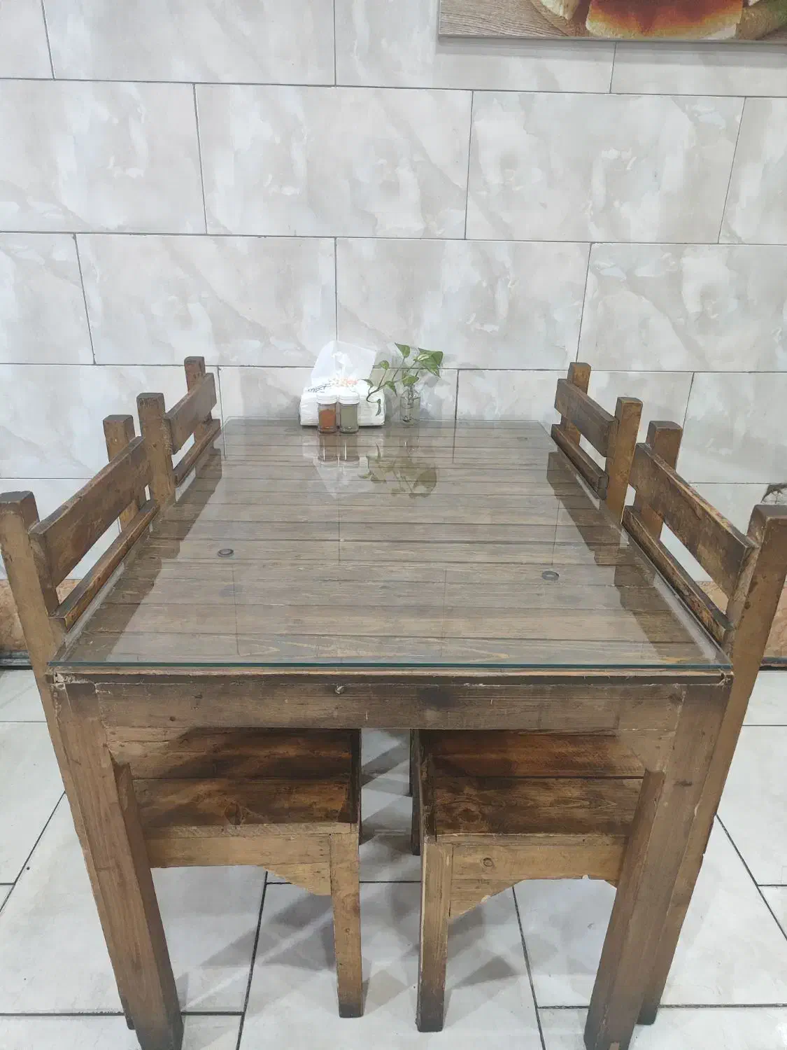 میز و صندلی چوبی|کافی‌شاپ و رستوران|تهران, استاد معین|دیوار