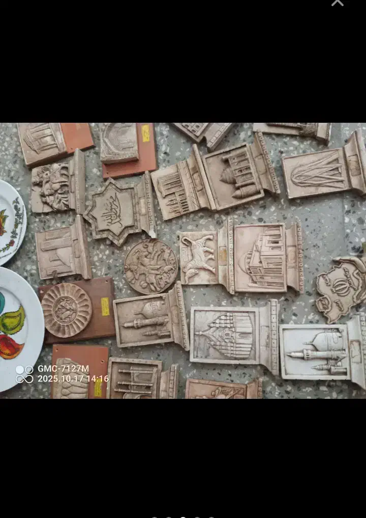 تندیس سنگی قدیمی|کلکسیون اشیاء عتیقه|گرگان, |دیوار