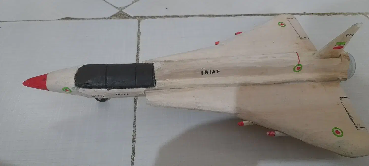 ماکت جنگنده اف۱۵۲ چوبی ارتش ایران|مجسمه، تندیس، ماکت|پردیس, فاز ۲|دیوار