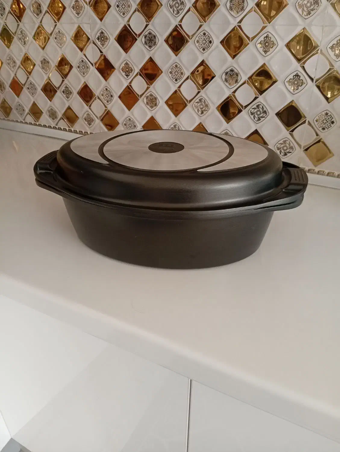 ماهیتابه بزرگ هر دورو میشه استفاده کرد|ظروف پختوپز|نورآباد ممسنی, |دیوار