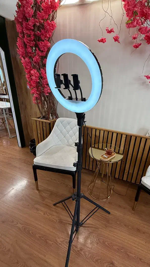 رینگ لایت پایه حرفه ای|دوربین عکاسی و فیلم‌برداری|اردبیل, |دیوار