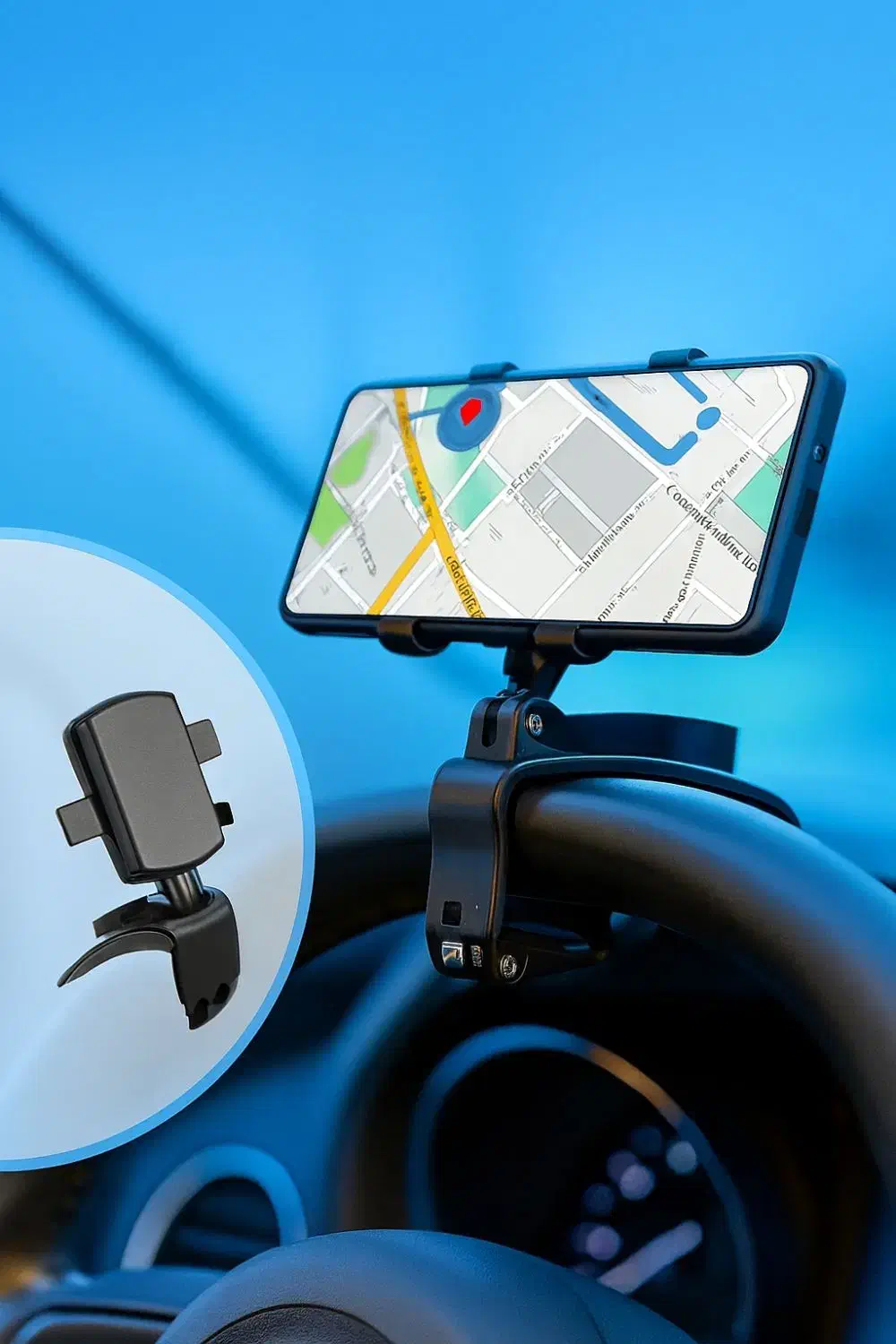 پایه موبایل کلیپسی خودرو 360درجه مناسب همه گوشی‌ها|لوازم جانبی موبایل و تبلت|نجف‌آباد, طالقانی|دیوار