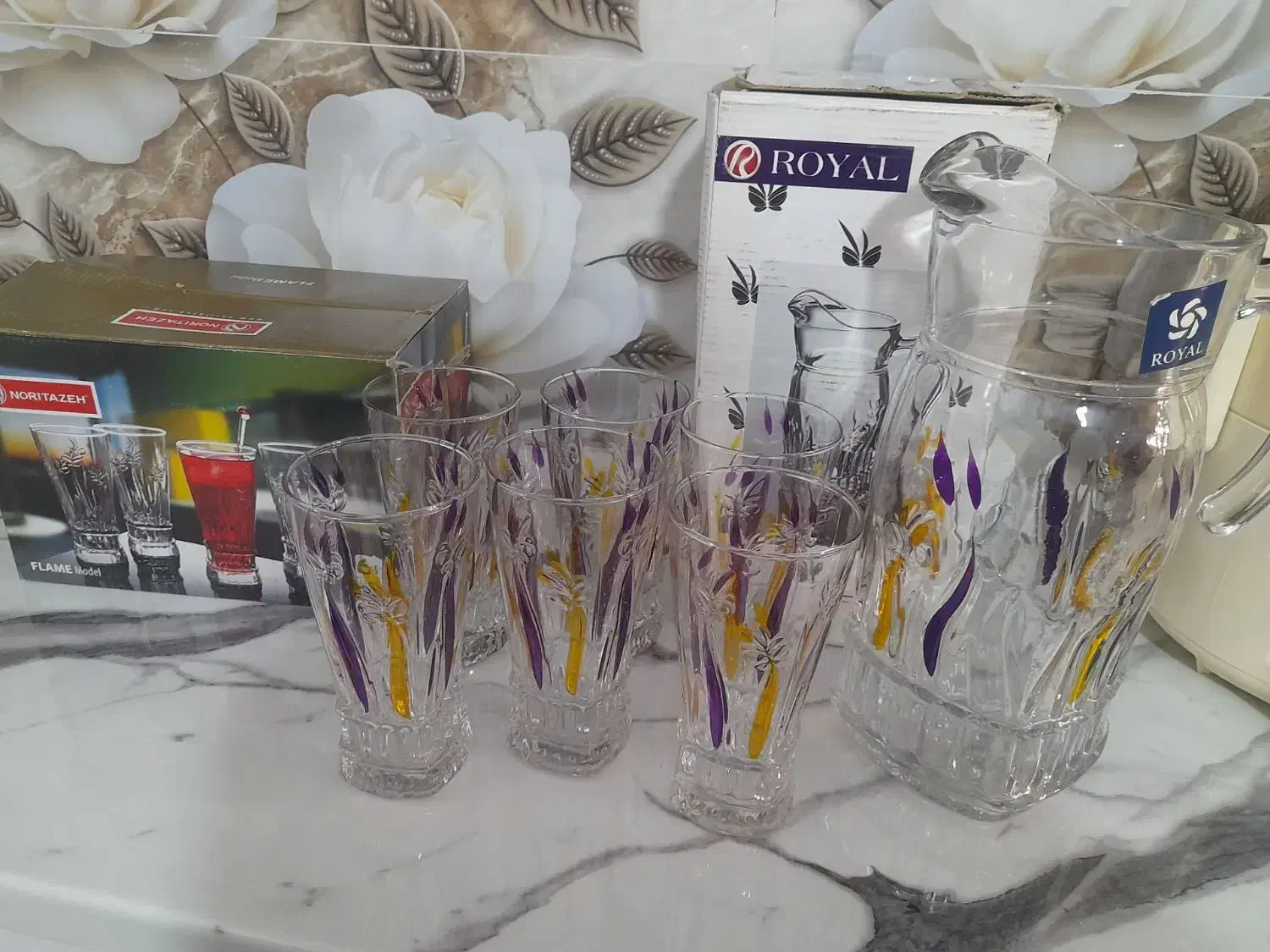 دو دست پارچ و لیوان ایرانی و  سس خوری|ظروف سرو و پذیرایی|شهریار, اسد‌آباد|دیوار