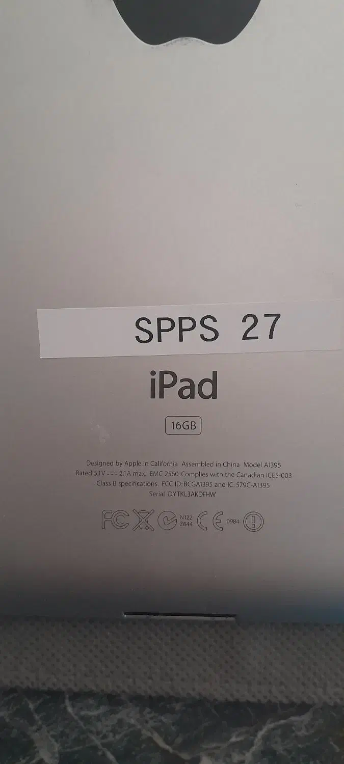 ای پد اپل ۱۶ گیگ|تبلت|اهواز, کمپلو شمالی|دیوار