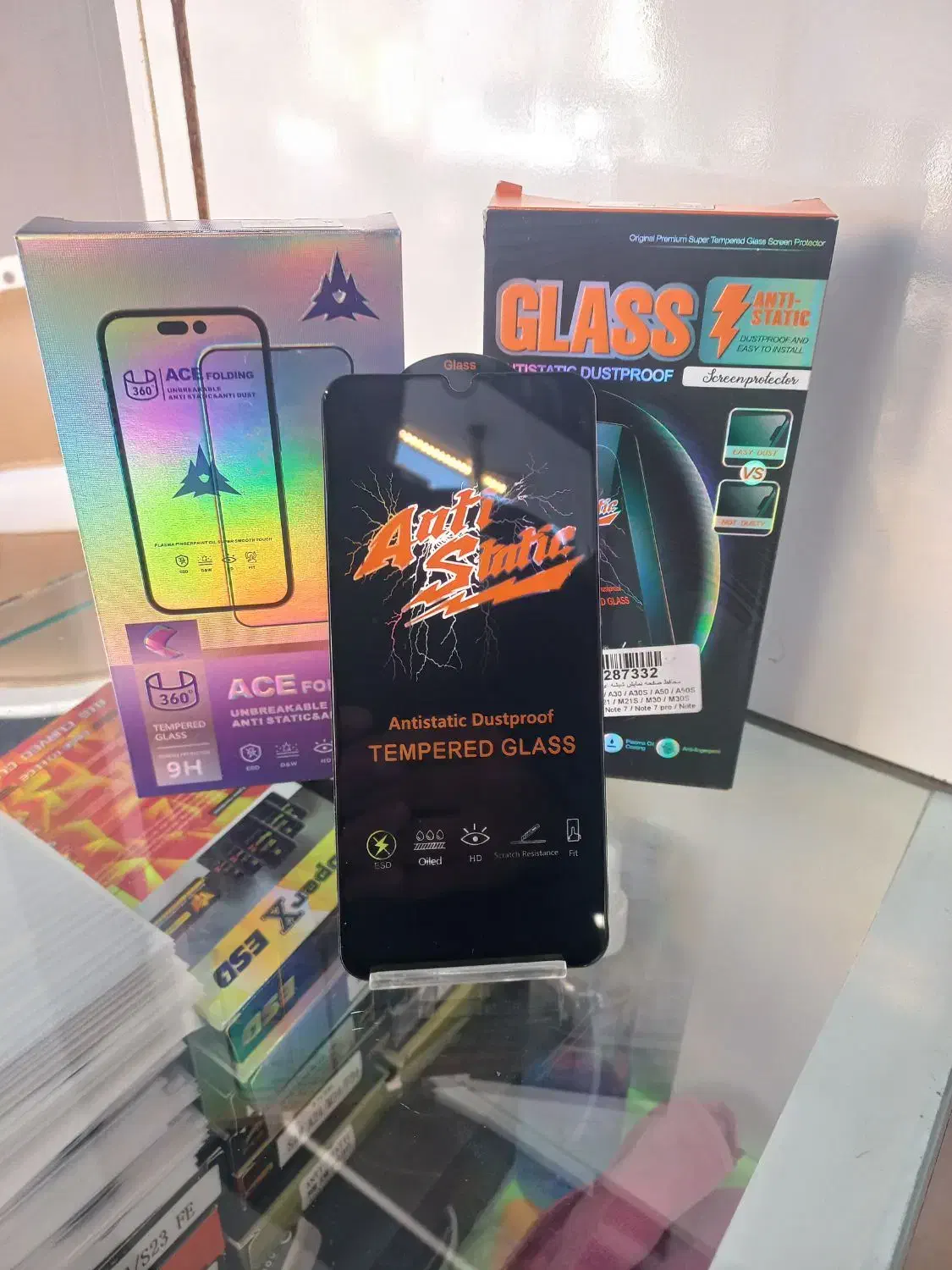 گلس آنتی استاتیک شیشه ای|لوازم جانبی موبایل و تبلت|اراک, |دیوار