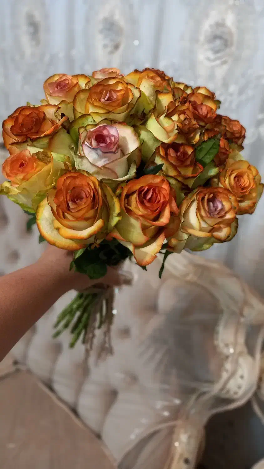 دست گل طبیعی و ربانی|گل مصنوعی|اردبیل, |دیوار