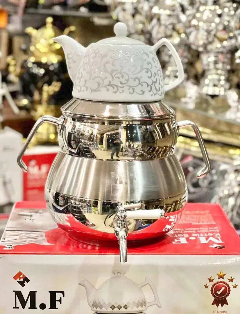 کتری قوری دسته پایین کف چدن MF|قوری، کتری، قهوه‌ساز دستی|تهران, شوش (باغ آذری)|دیوار