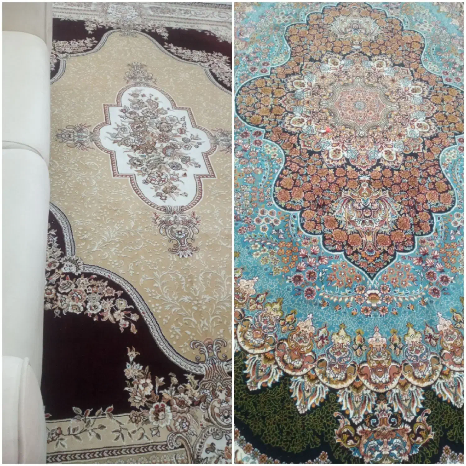 فرش ۷۰۰شانه سالم بدون پارگی و سوختی|فرش|چهاردانگه (تهران), |دیوار