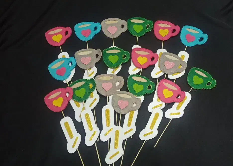 انواع گیفت الفبا، تاج نمدی و...|صنایع دستی و سایر لوازم تزئینی|قم, آذر (نکویی)|دیوار