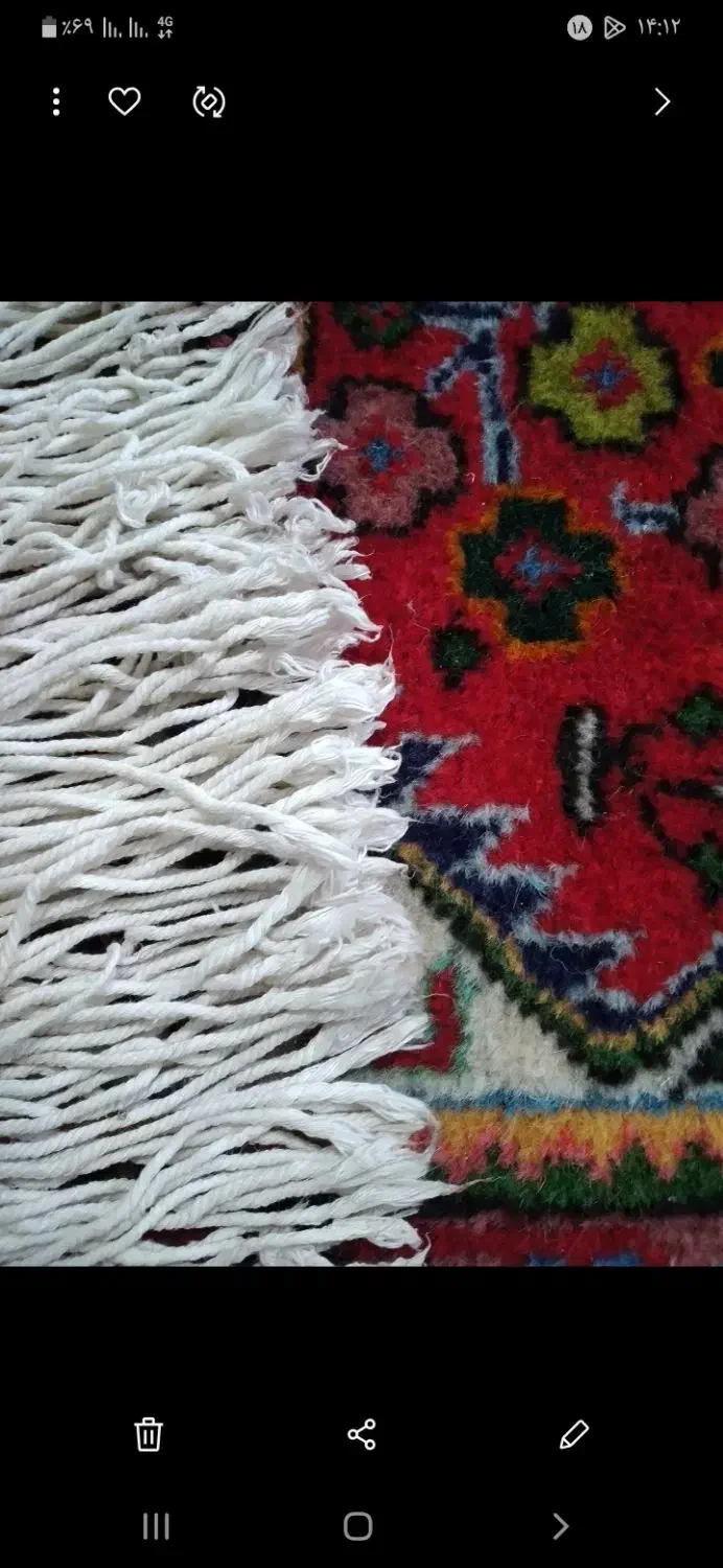 جفت ۹متری اصیل قبا|فرش|مراغه, |دیوار