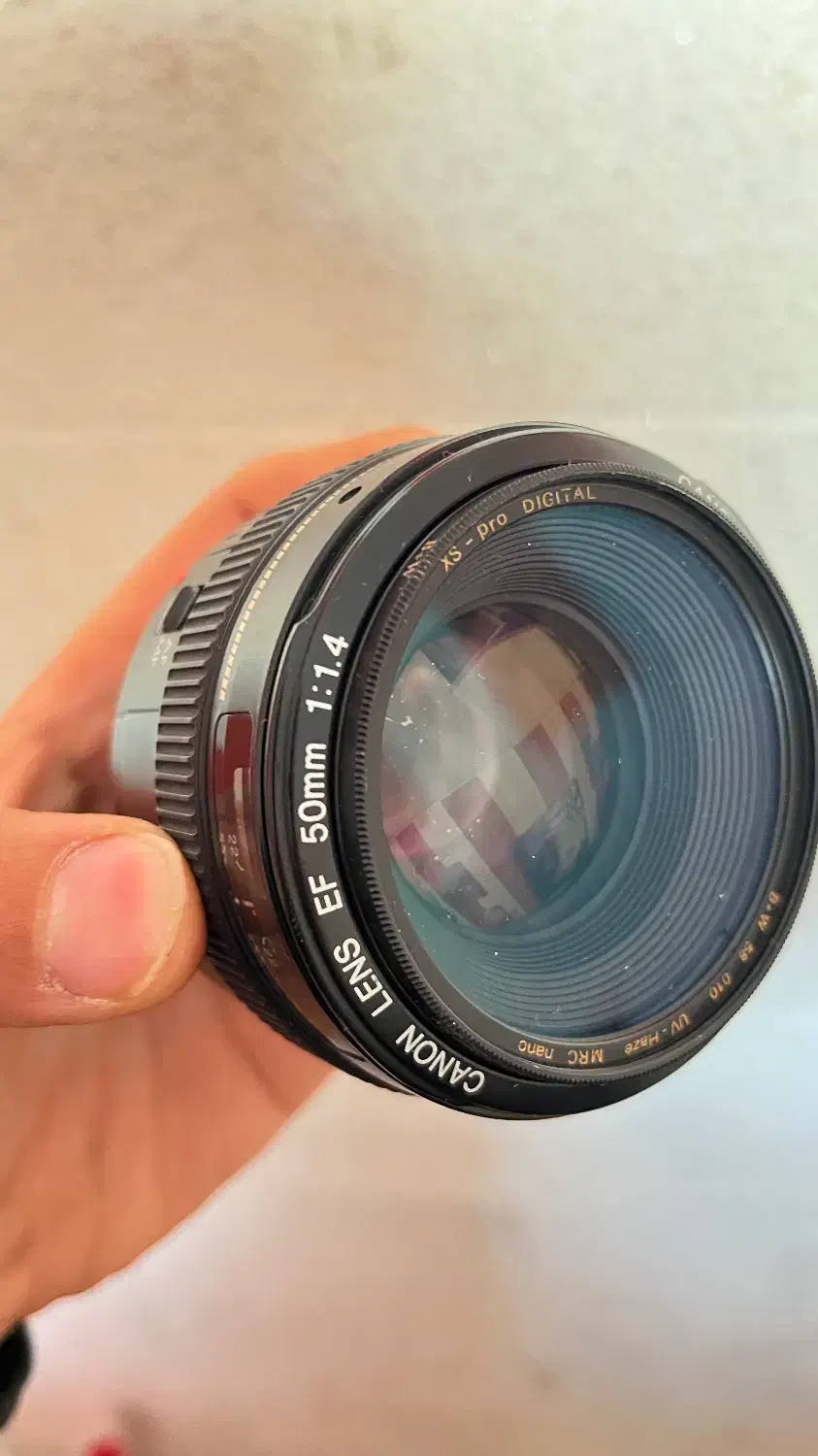 لنز پنجاه کنون اف ۱/۴|دوربین عکاسی و فیلم‌برداری|اراک, |دیوار