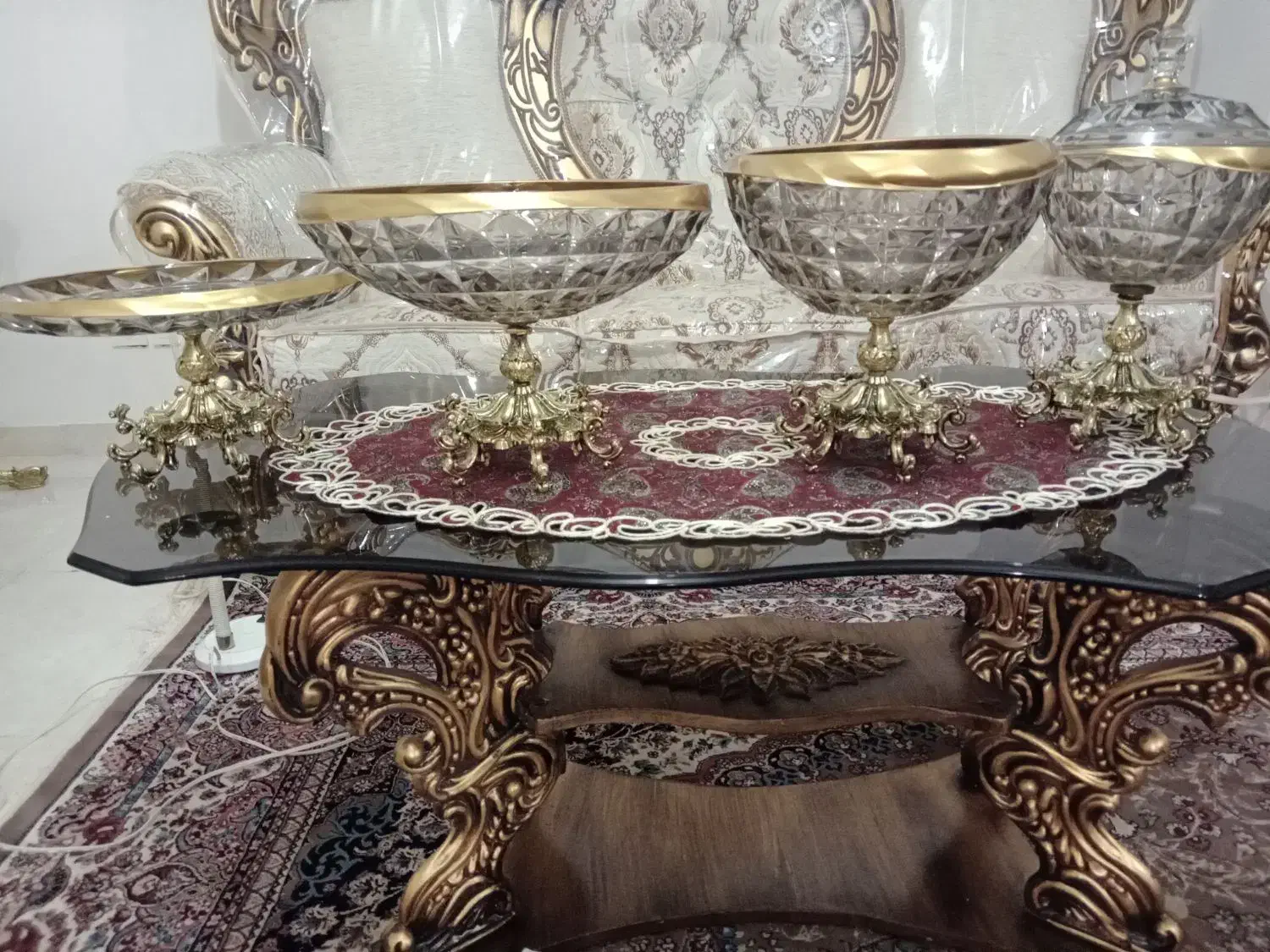 ست میوه خوری.آجیل خوری.شکلات خوری.شیرینی خوری|ظروف سرو و پذیرایی|اردبیل, |دیوار