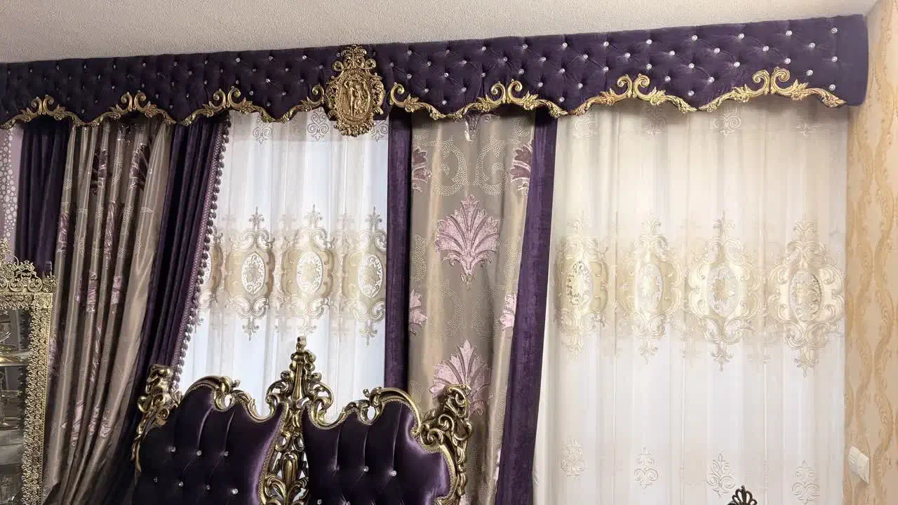 پرده|پرده، رانر، رومیزی|قم, بنیاد|دیوار