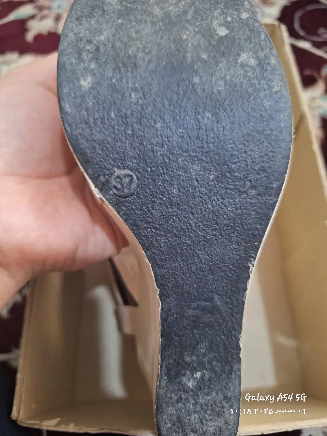 صندل عروس فروشی پاشنه۹سانت|کیف، کفش، کمربند|اصفهان, کوجان|دیوار