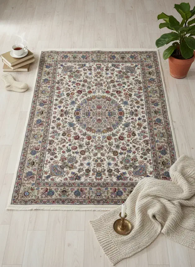 جفت فرش دستباف ۹ متری گلفرنگ|فرش|مشهد, الهیه|دیوار