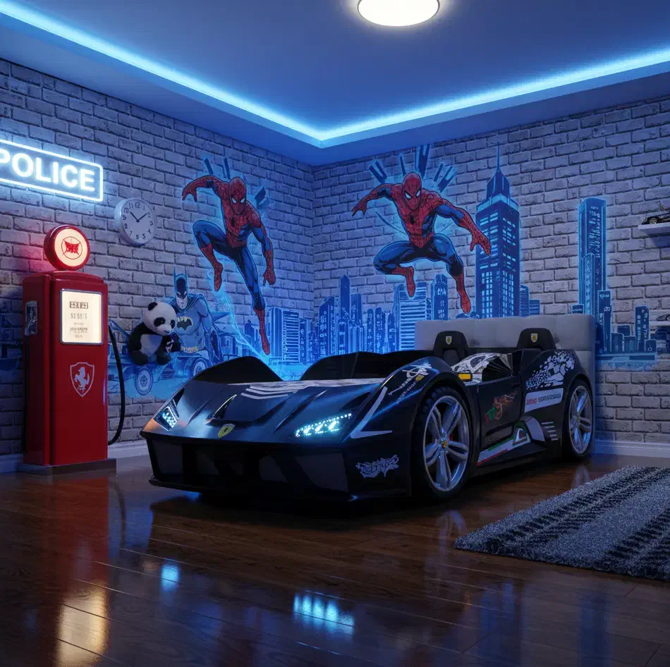 7 مدل تخت خواب ماشینی سیاه برند دلونا|تخت و سرویس خواب|تهران, تجریش|دیوار