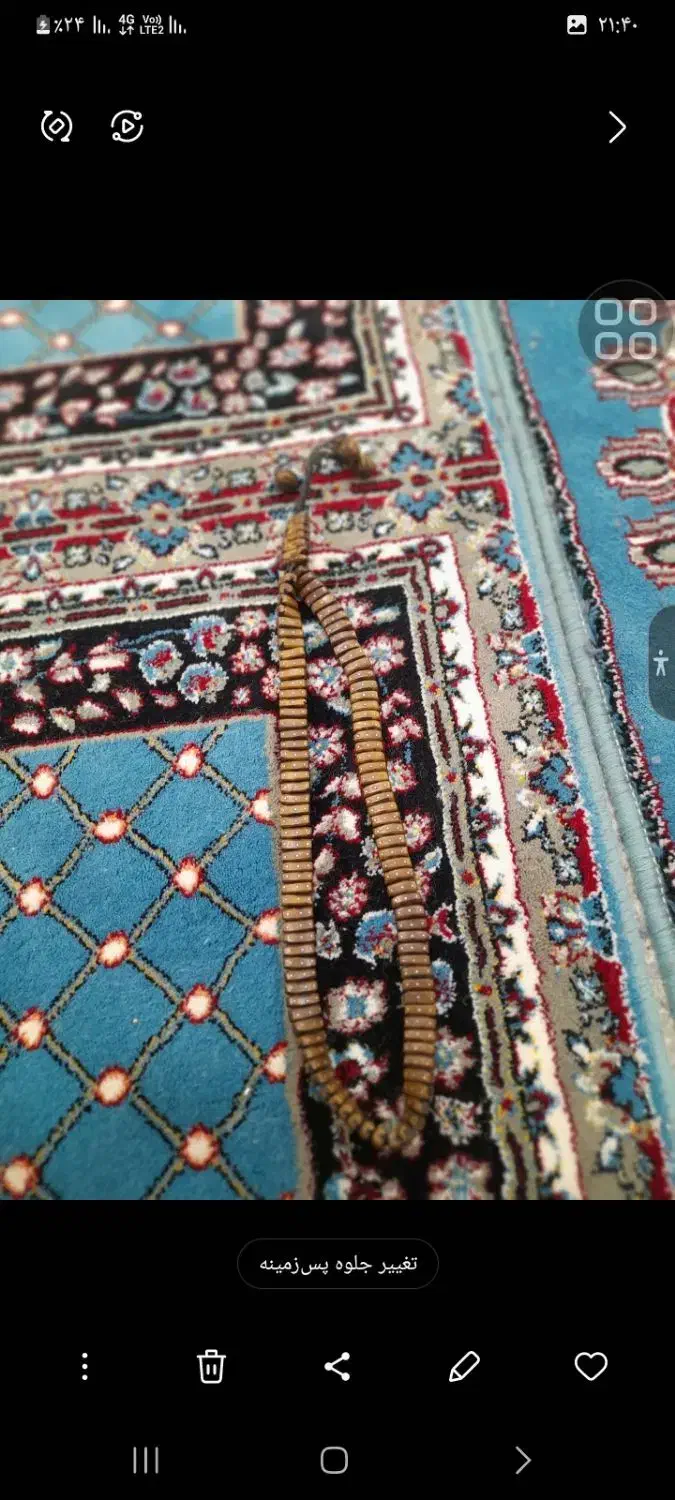 تسبیح هسته خرما دست ساز|کلکسیون اشیاء عتیقه|چناران, |دیوار