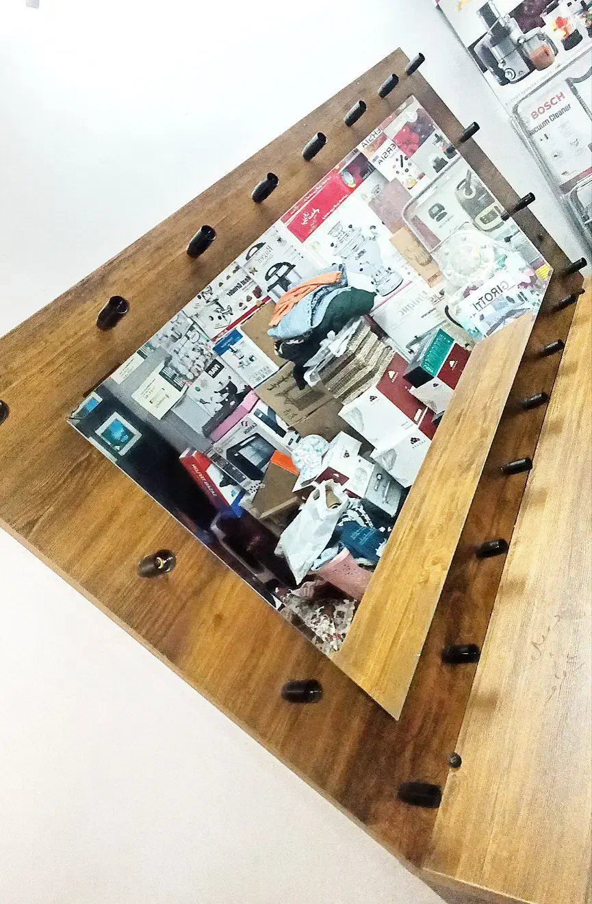 میز ارایش و درآور با اینه قدی|تخت و سرویس خواب|ماهدشت, |دیوار