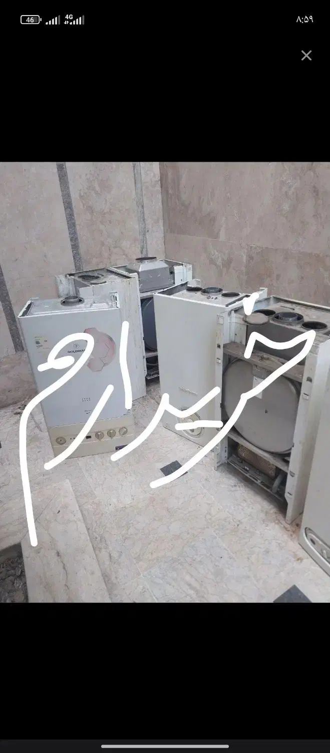 پکیج ابگرمکن دیواری سالم خراب|آبگرمکن، پکیج، شوفاژ|کرمان, |دیوار