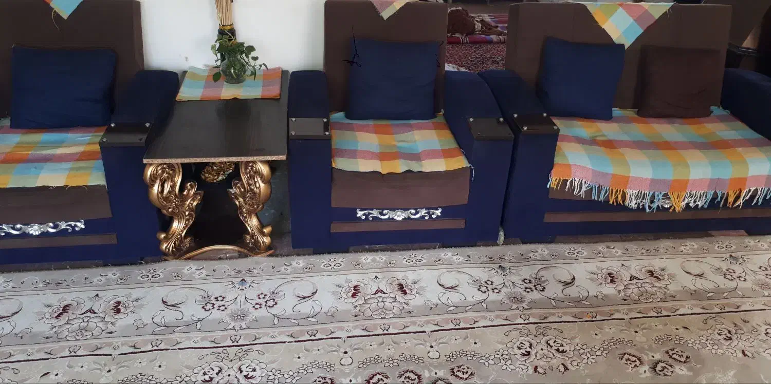 یک دست مبل ۷ نفره|مبلمان خانگی و میز عسلی|بانه, |دیوار