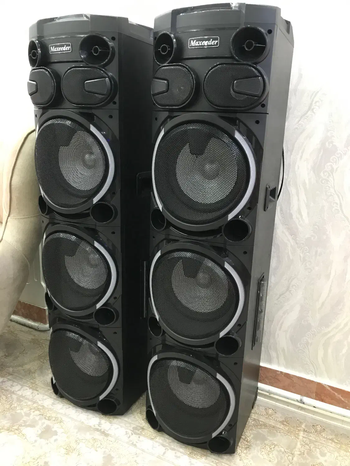 اسپیکر مکسیدر دوقلو دیجی دار نو داخل کارتن|سیستم صوتی خانگی|اسلامشهر, باغ فیض|دیوار