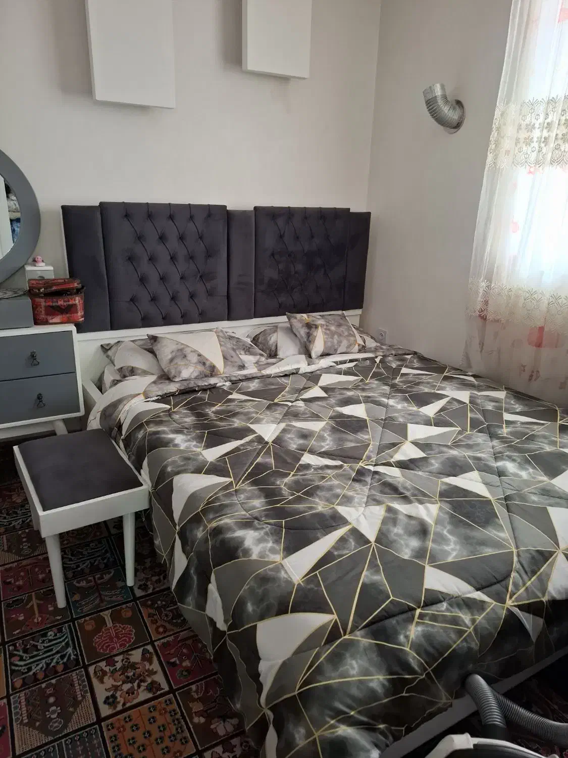 سرویس خواب کامل نونو|تخت و سرویس خواب|رشت, حومه رشت|دیوار