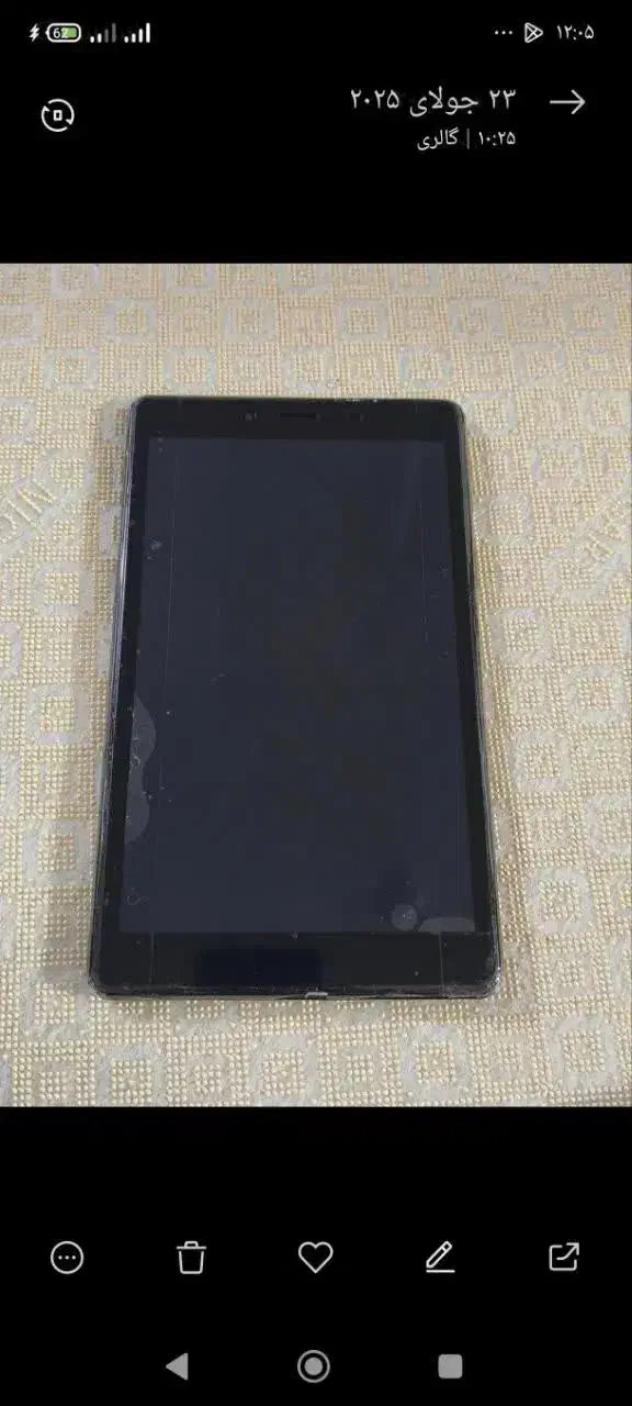 تبلت بسیار کم کار و در حد نو هستش|تبلت|مشهد, شهرک امام هادی (شهرک غرب)|دیوار