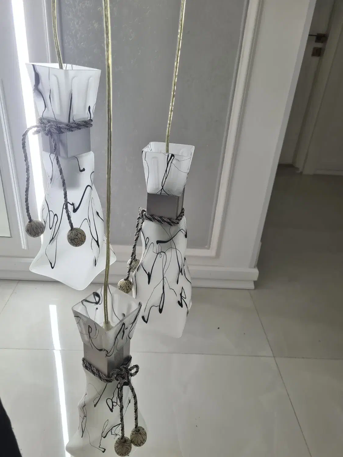 آویز 3تایی سقفی|لوستر و چراغ آویز|مشهد, هفت تیر (آب و برق)|دیوار