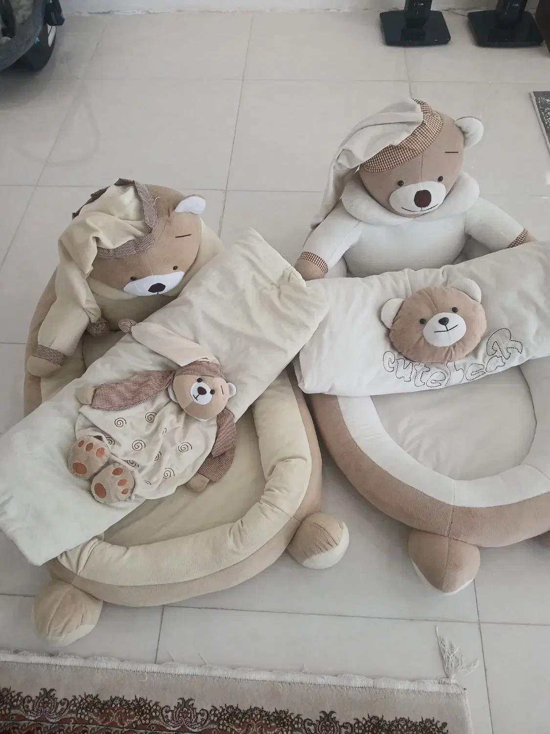 تشک گارد دار عروسکی و قنداق سوئیسی|اسباب و اثاث بچه|مشکیندشت, |دیوار