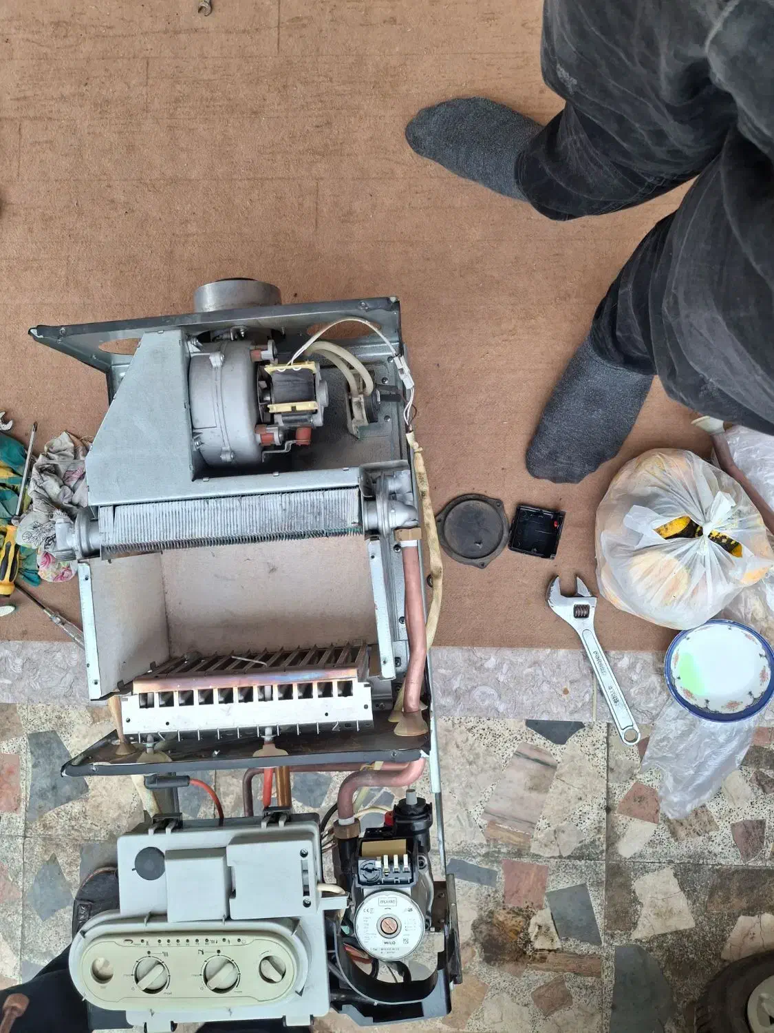 پیکچ 24 تک مبدل|آبگرمکن، پکیج، شوفاژ|شفت, |دیوار