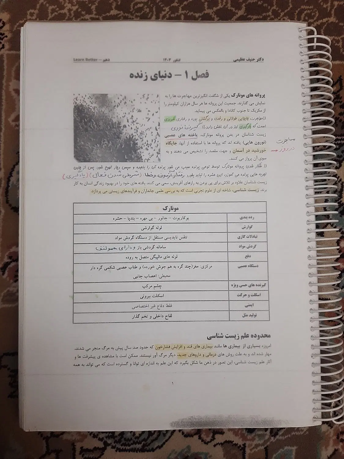جزوه سالیانه فراهانی و حنیف عظیمی|کتاب و مجله آموزشی|قم, شهدا|دیوار