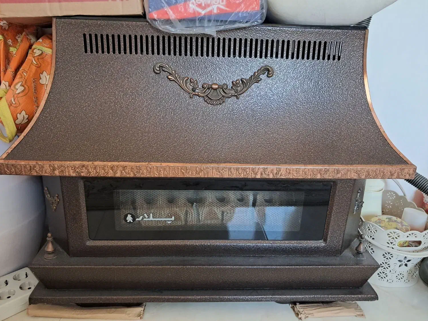 بخاری گازی پلار مدل شومینه|بخاری، هیتر، شومینه|شفت, |دیوار