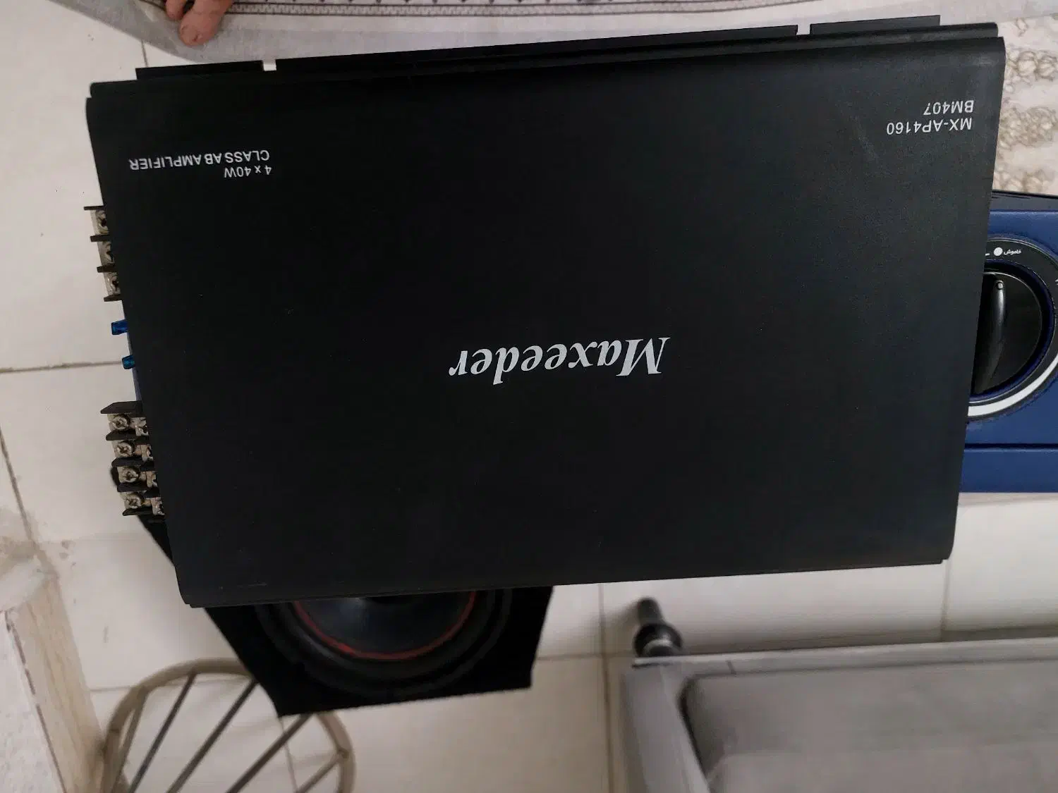 آمپیلی مکسیدر و ساب آلفا alphaبا باکس|قطعات یدکی و لوازم جانبی|پرند, فاز ۲|دیوار