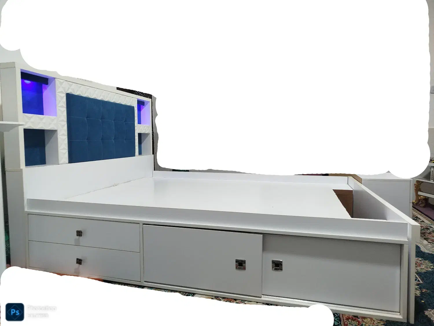 فروش تخت دونفره در حد نو|تخت و سرویس خواب|آباده, |دیوار