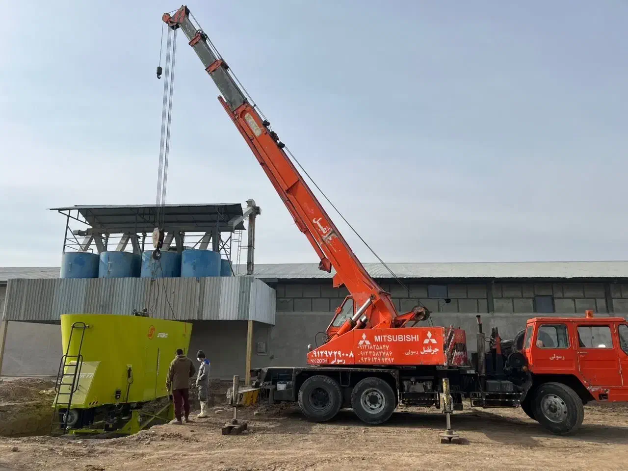 جرثقیل رسولی|خدمات حمل و نقل|آبیک, |دیوار