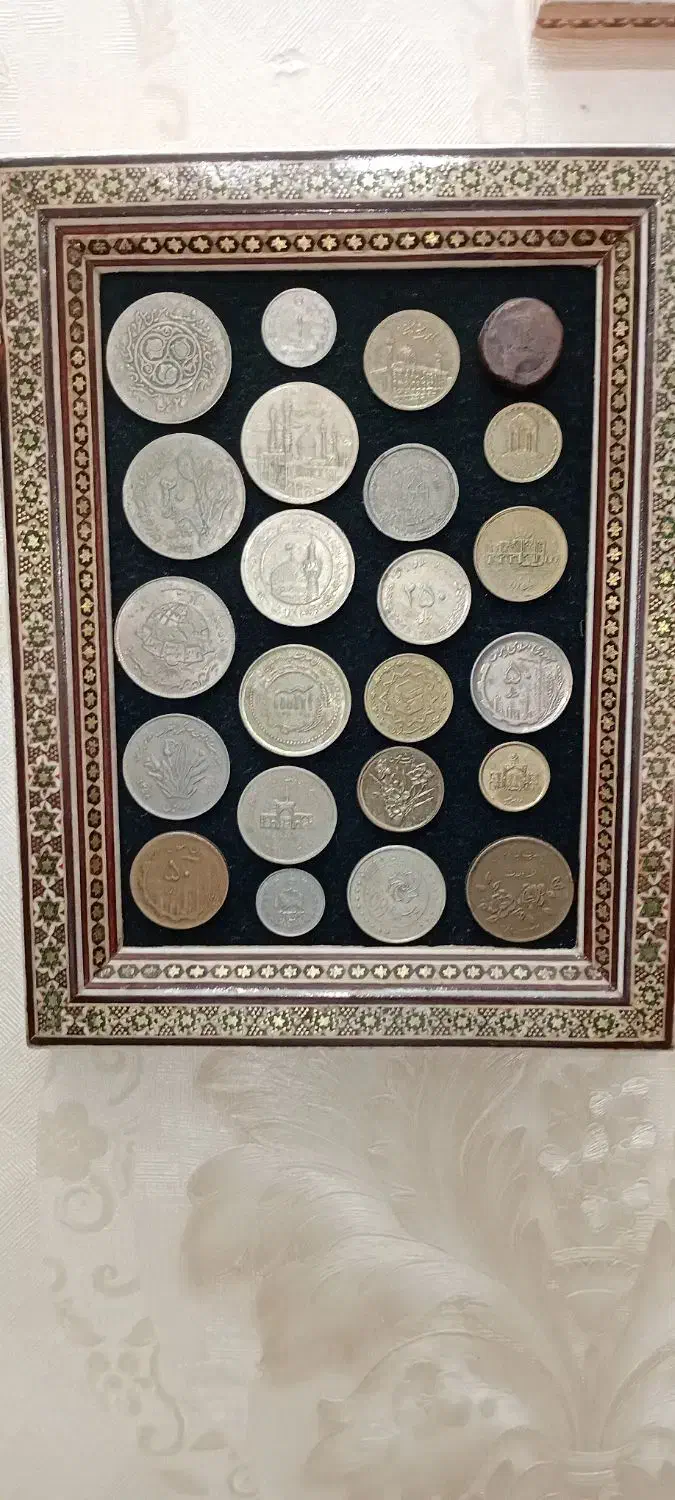 تابلو سکه کلکسیونی|کلکسیون سکه، تمبر، اسکناس|اندیشه, اندیشه فاز ۳|دیوار